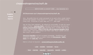 05.09.2006 www.Chaoswohngemeinschaft.de 05.09.2006 www.Chaoswohngemeinschaft.de
