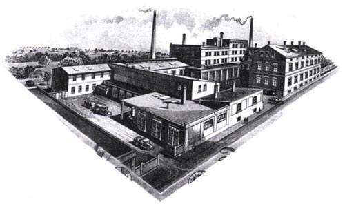 Die Krügerolfabrik in Leipzig um 1900 Die Krügerolfabrik in Leipzig um 1900