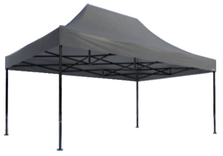 Mastertent 6x4m Faltzelt - Cool Grey