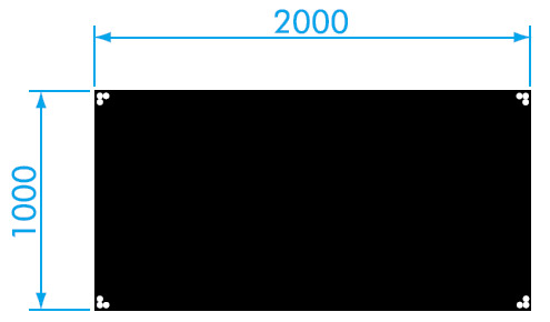 Prolyte Stagedex Topline 2,00x1,00m