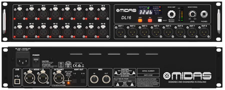 Midas DL16 Digitale Stagebox AES50 16/8