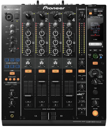 Pioneer DJM 900 4-Kanal Profimixer Top