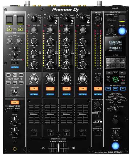 Pioneer DJM 900NX2 4-Kanal Profimixer Top