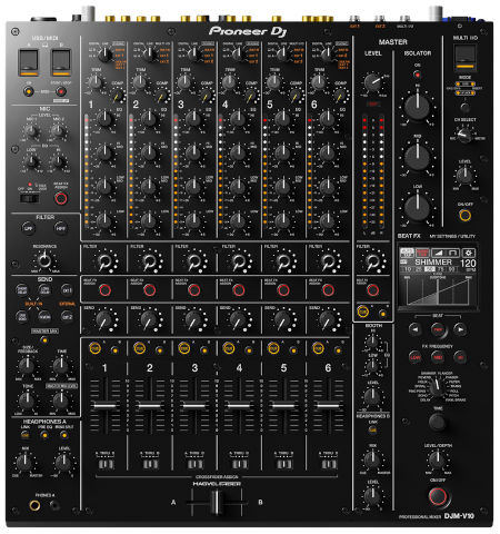 Pioneer DJM-V10 6-Kanal Profimixer Top