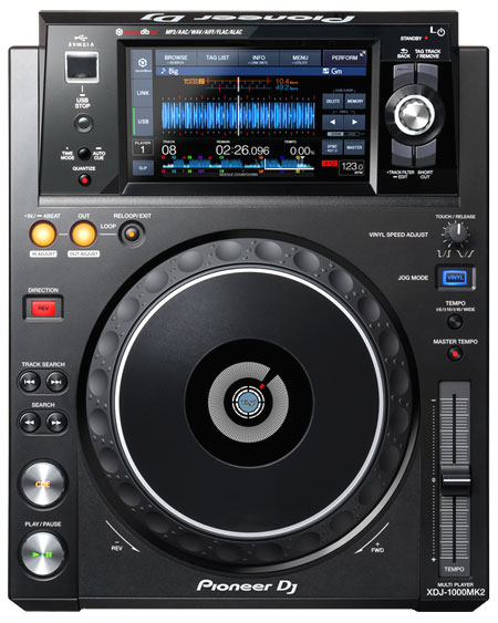 Pioneer XDJ-1000 MK2 pitch- und scratchbarer Profi MP3 Player mit LAN und Touchscreen