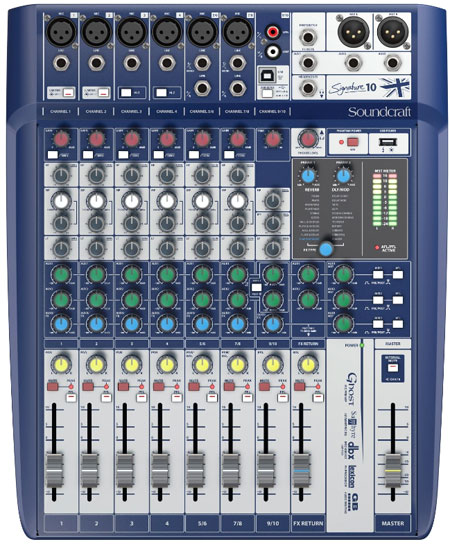 Soundcraft Signature 10 6x Mono 2x Stereo mit FX