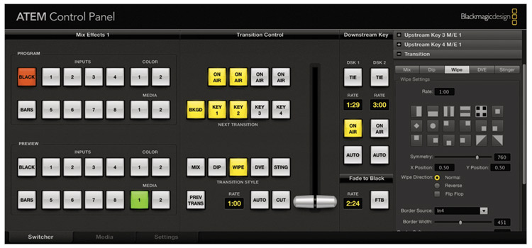 Blackmagic ATEM Control Panel