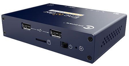 Kiloview E1 3G-SDI zu NDI|HX - Liveencoder für H.264 inkl. Streaming - Rückseite
